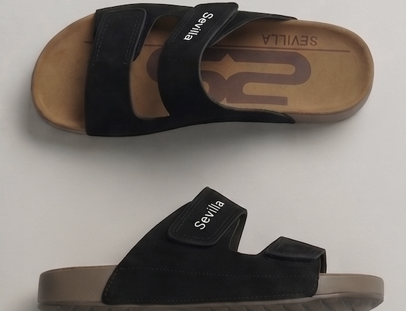 les sandales plates souk chic en noir